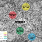 Quincy area trail zone map