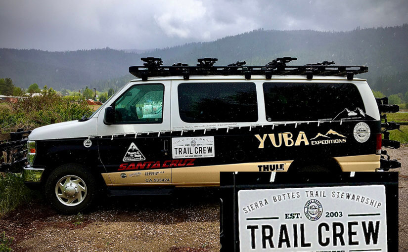 Yuba Expeditions van converted to a Trail Crew work van