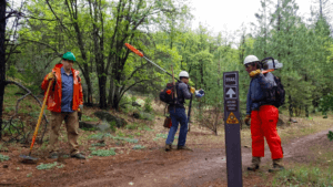 Trail Crew on Mt. Hough