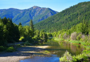 Indian Creek running through Taylorsville