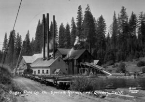 Eastman, Jervie Henry. Sugar Pine Lbr. Co. Spanish Ranch, near Quincy, Calif. University of California, Davis