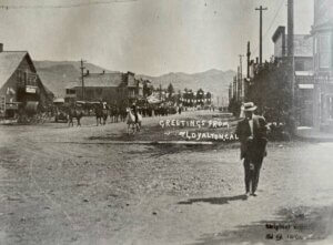 1908 photo of downtown Loyalton