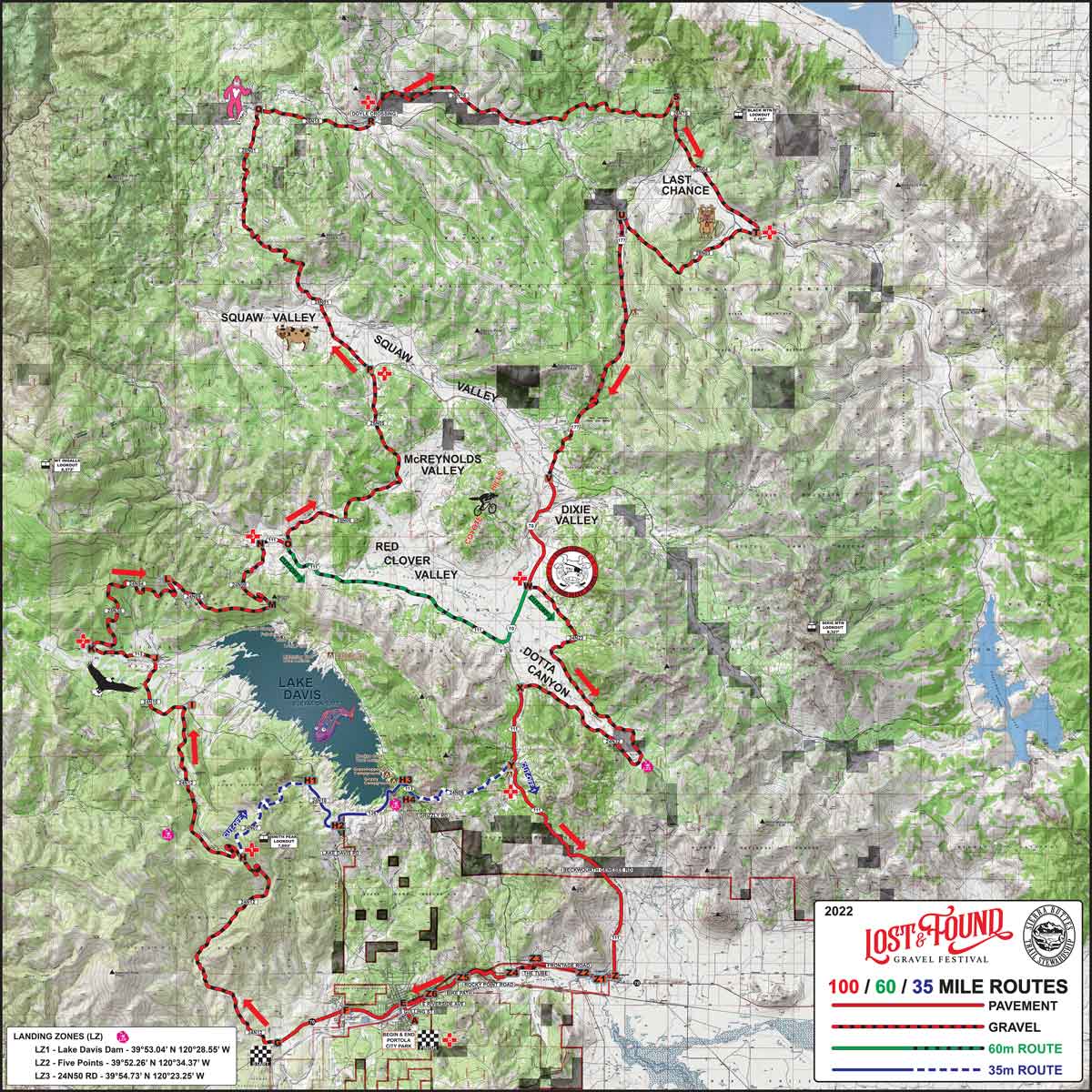 Lost and Found Route Map