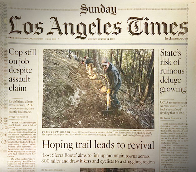 Cover of Los Angeles Times
