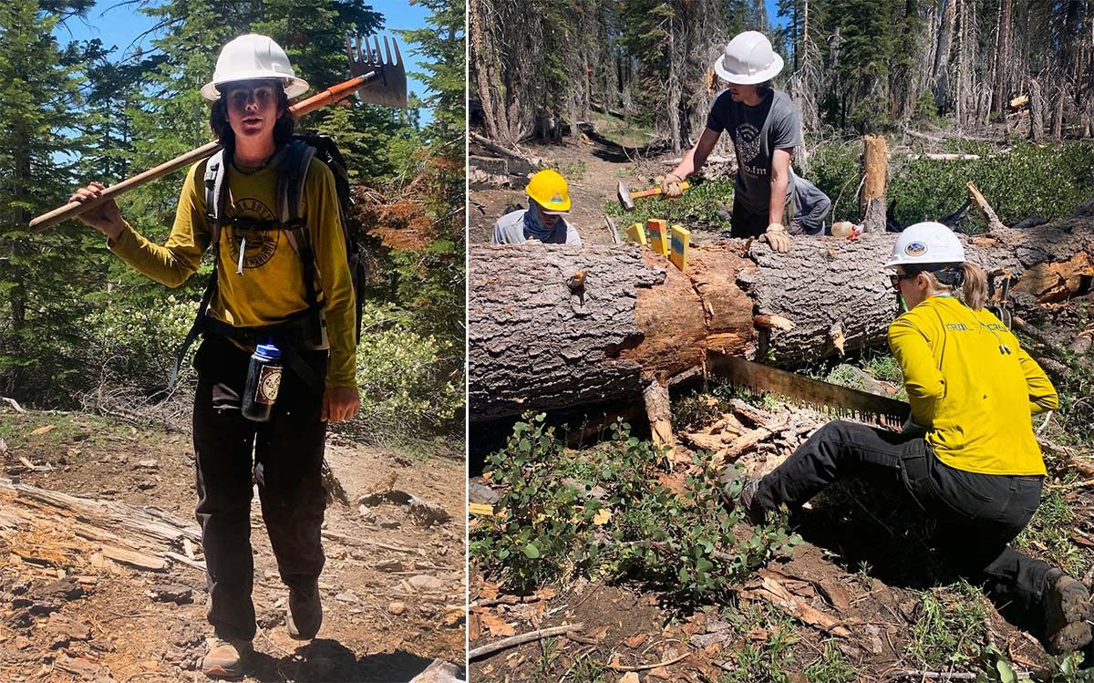 Youth Trail Crew in the field