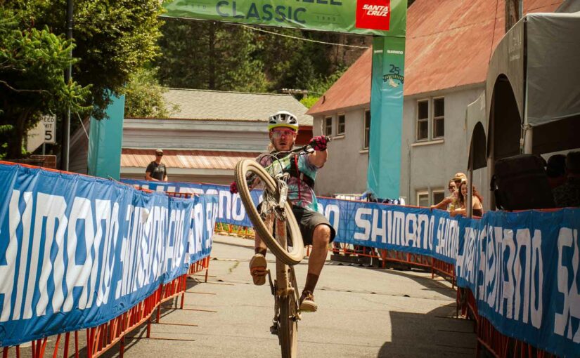 Downieville Classic racer finish
