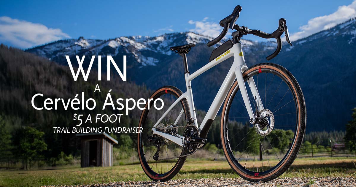 Win a Cervelo Aspero. $5 a Foot fundraiser
